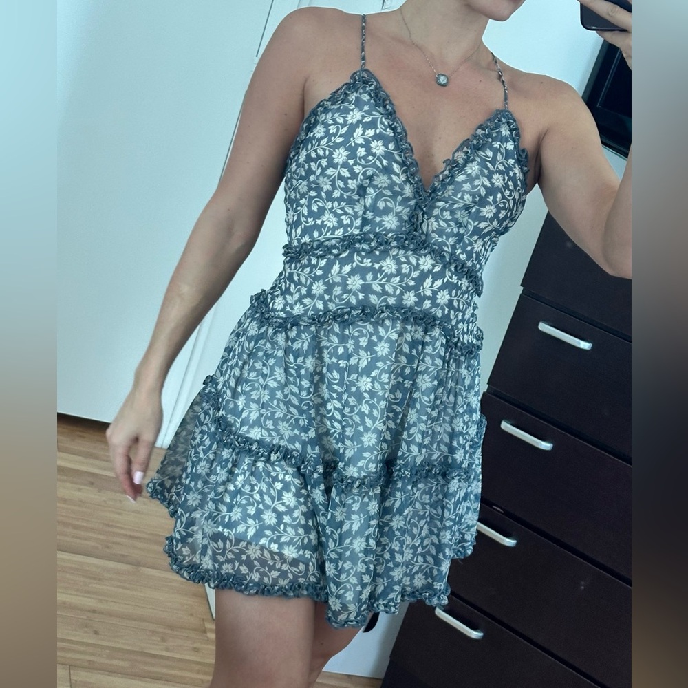 chiffon dress s/m